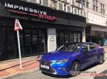 Lexus GS350 Gloss Blue by Impressive Wrap 2016 года (JP)